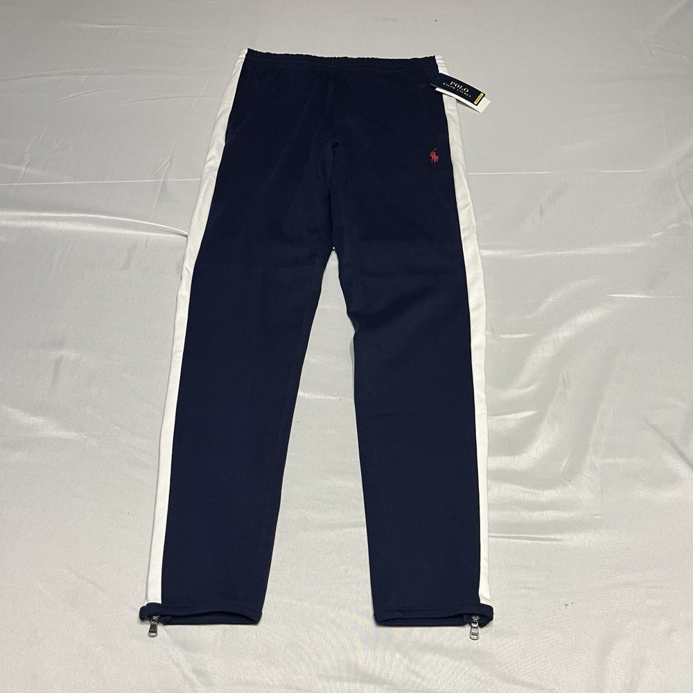 NWT Polo Ralph Lauren Performance Track Pants Navy Blue Adult XS Sweatpants